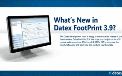 Clients Only: Datex Footprint® WMS 3.9 Overview