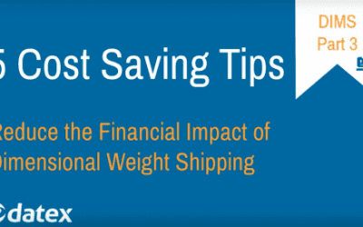 Dimensional Weight Shipping Part 3: Five Cost Saving Tips for Dimensional Weight Shipping with FedEx and UPS