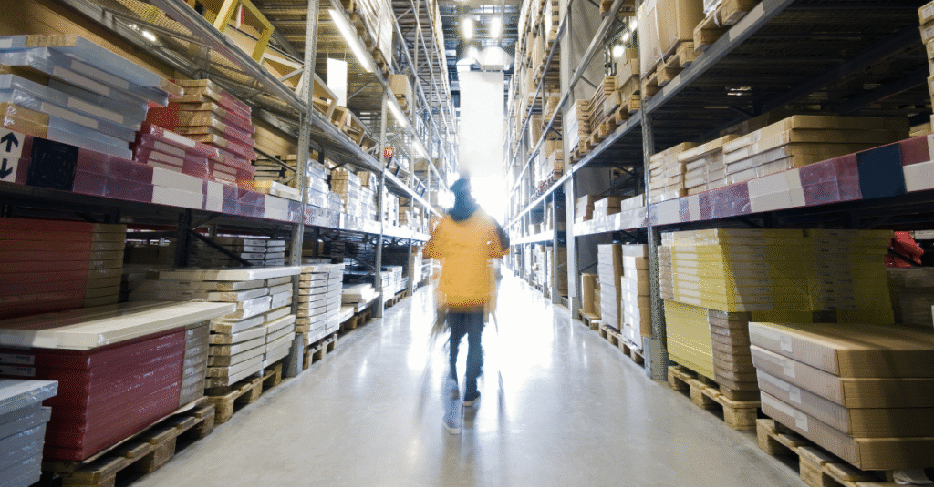 Large furniture warehouse