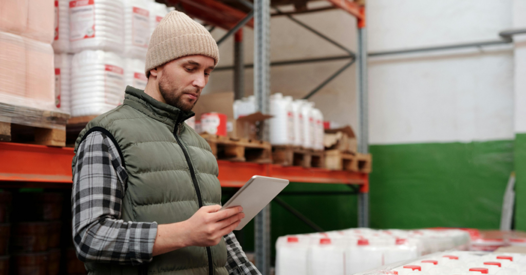 Using AI warehouse management software for real-time inventory visibility and labor optimization in warehouse.