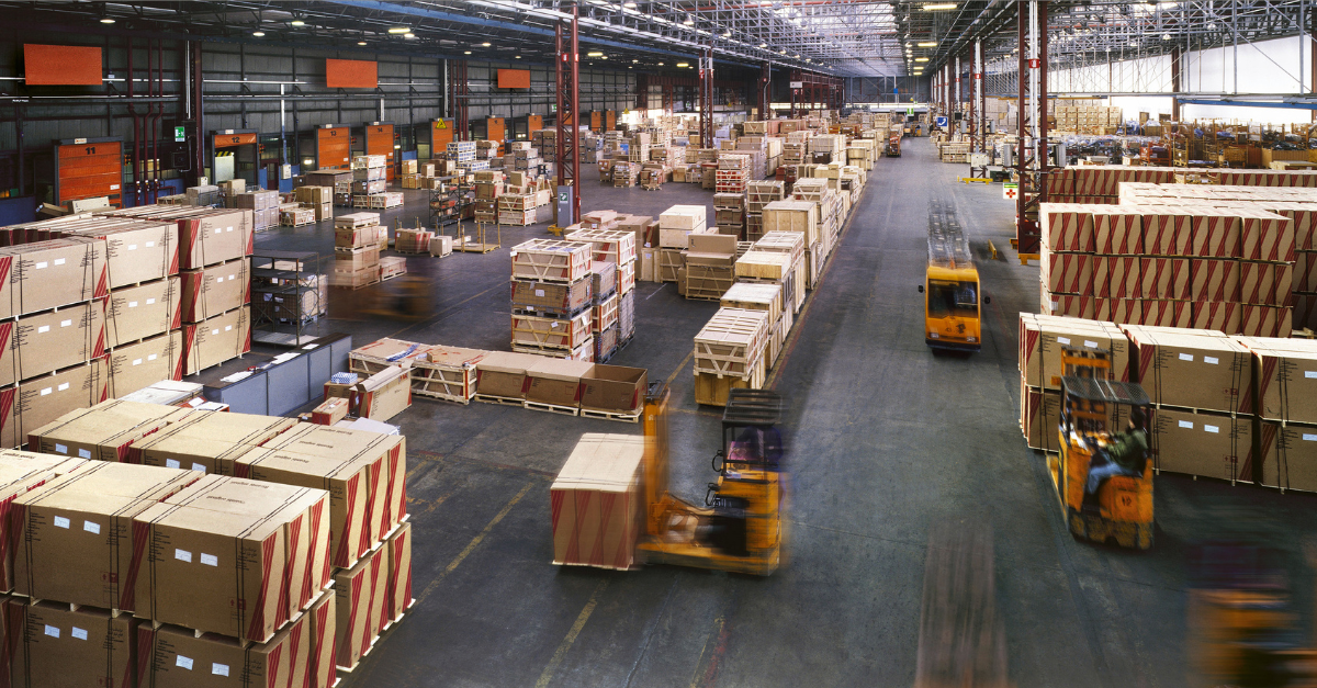 3PL warehouse supporting multi-client warehouse management.